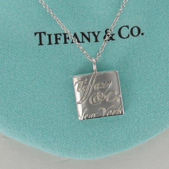 tiffany square necklace